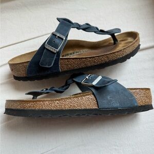 Gizeh Braided Birkenstocks, size 5